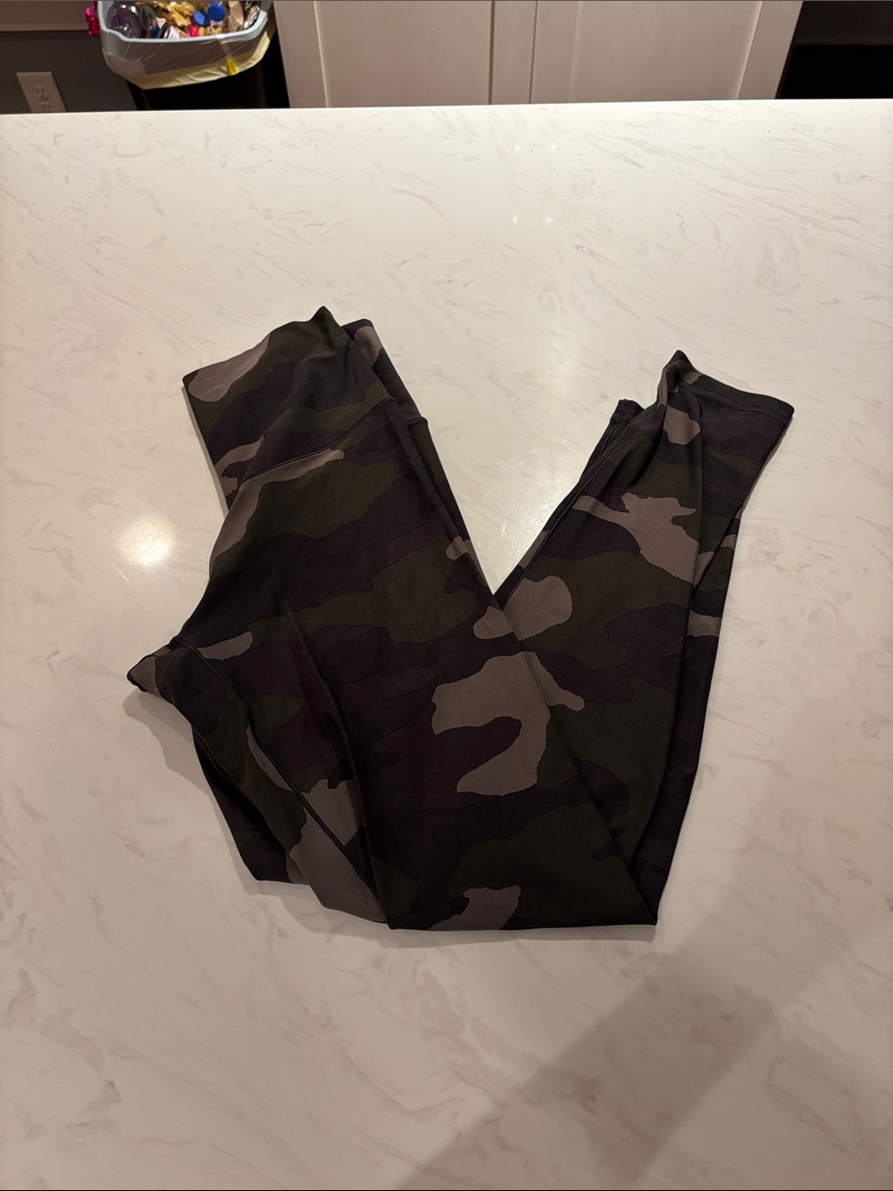 Aerie Camo Stretch Leggings - Olive Green
